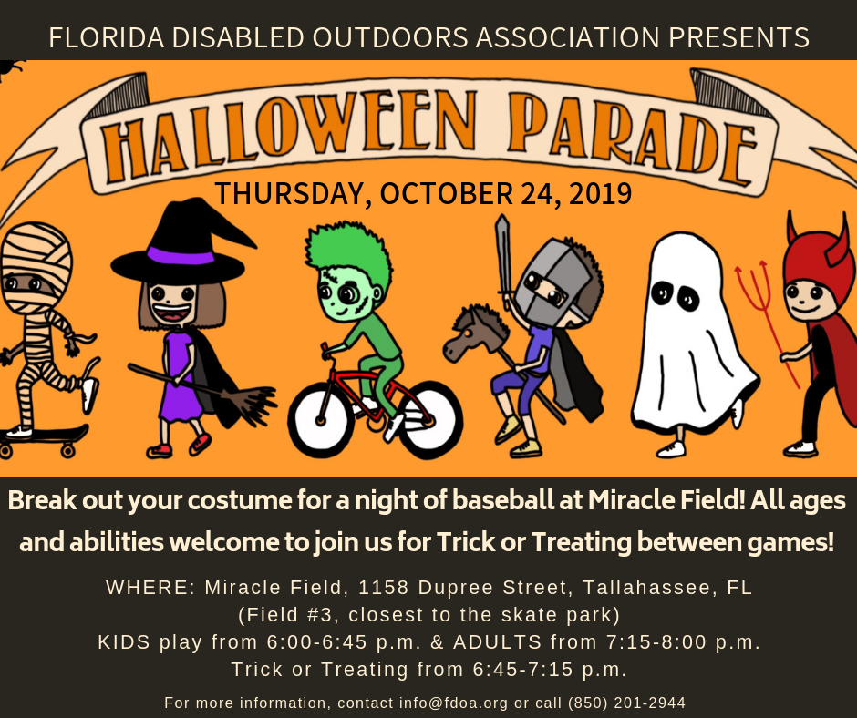FDOA Halloween Parade and Trick or Treating flier
